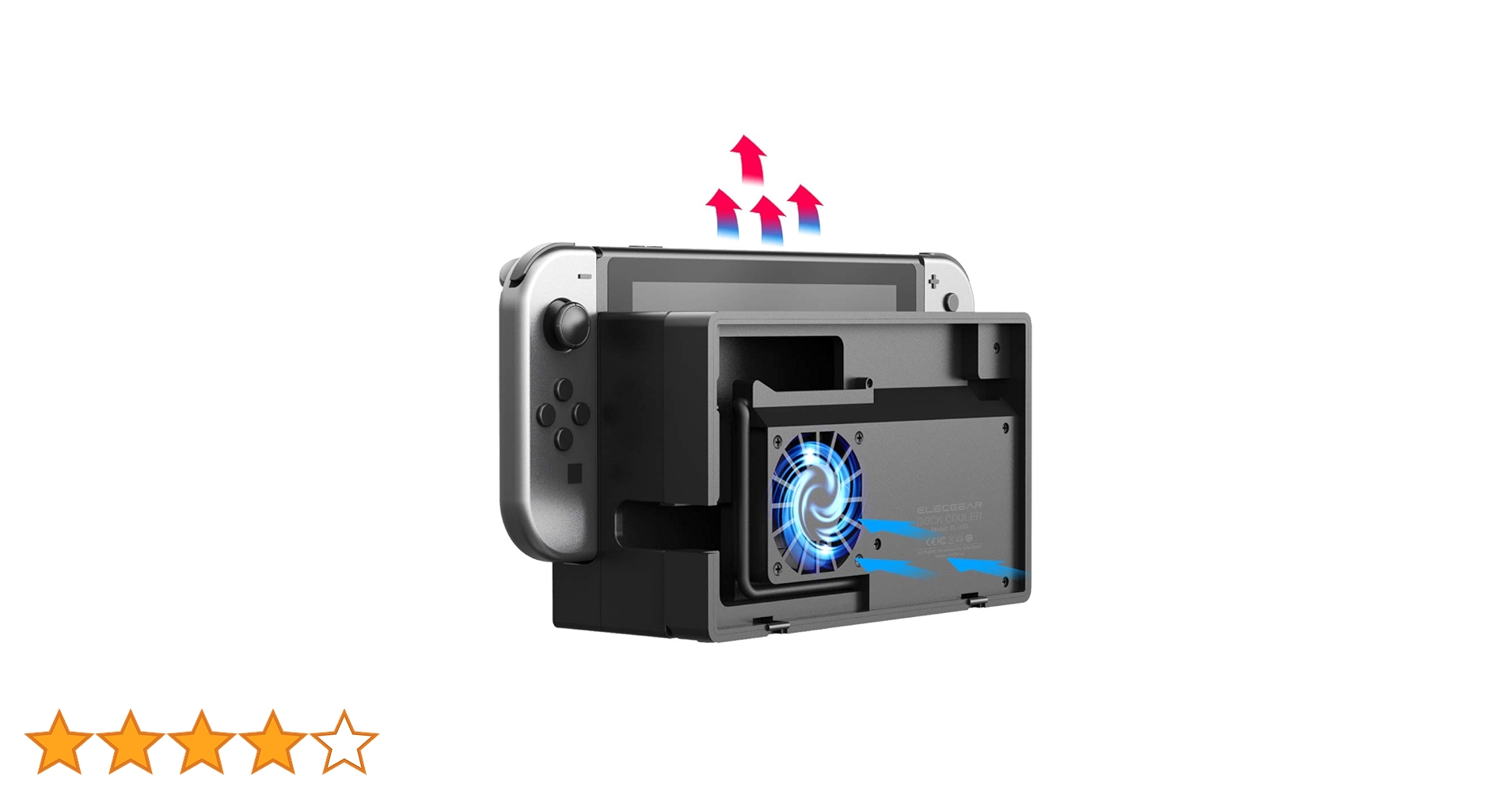 Amazon.co.jp: ElecGear 外部冷却ファン【SwitchドックHAC-007対応